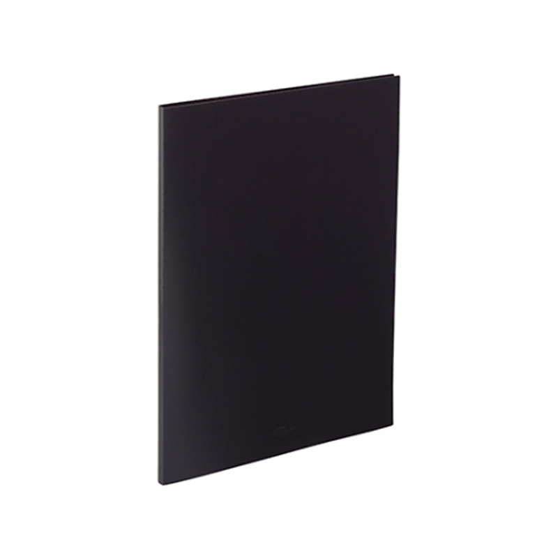 LIHITLAB AQUA DROPs クリヤーブック<ポケット交換タイプ> 24黒 N-5051 N5051-24 1冊(ご注文単位1冊)【直送品】