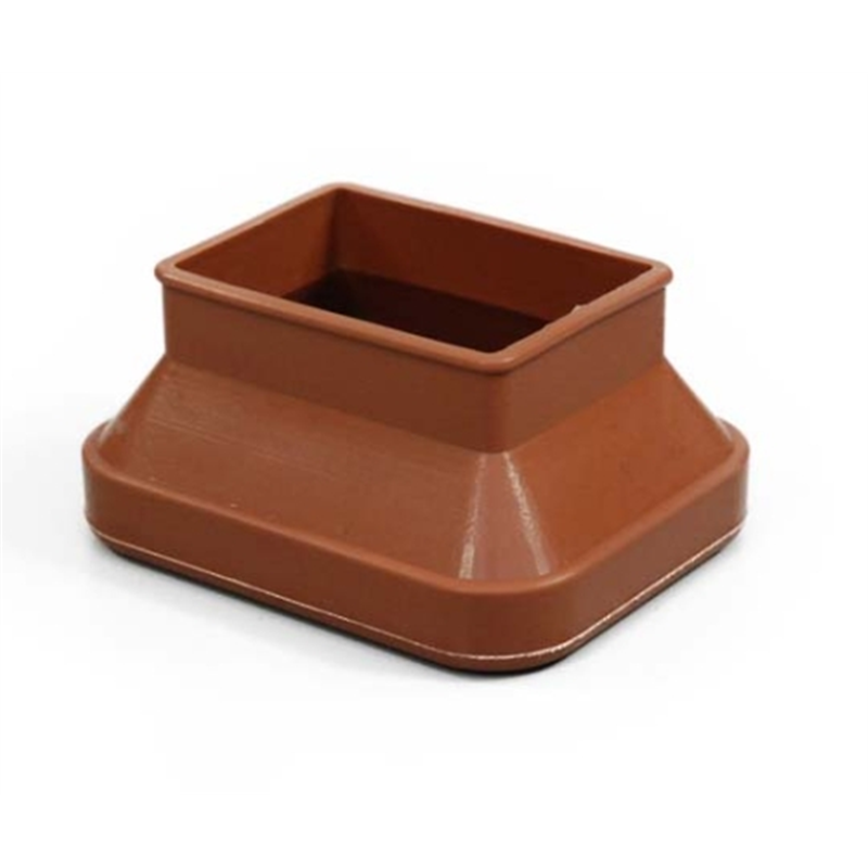 光 フリーサイズゴム脚キャップ 長角 茶 35×50~52×65mm用 4個入 FG55-6501 1パック(ご注文単位1パック)【直送品】