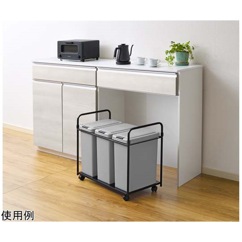 オークス ダストボックスワゴン 幅71.1cm J98 1台(ご注文単位1台)【直送品】