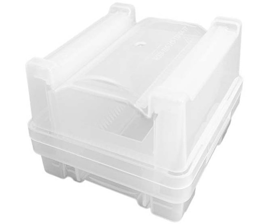 アズワン 4インチウェハ 搬送用ケース クリーンパック無 1箱(25枚×10ケース入) 1箱 (ご注文単位1箱)【直送品】