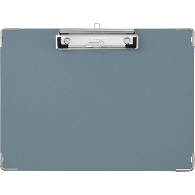 ライオン事務器 ボール用箋挟 灰 B5SCS-111 1冊(ご注文単位1冊)【直送品】