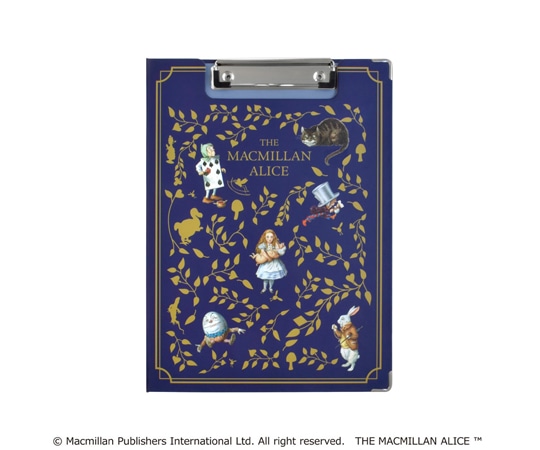 セントレディス マクミラン・アリス クリップボード ネイビー (見開き A4サイズ) ST-ZA0001 1冊(ご注文単位1冊)【直送品】