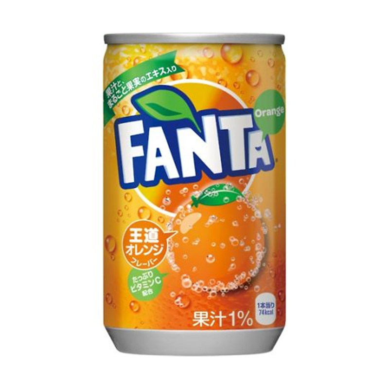 コカ・コーライーストジャパン ファンタオレンジ160mL 1ケース(30缶入) 53895 1ケース※軽（ご注文単位1ケース）【直送品】