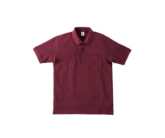 LIFEMAX ポケット付 CVC鹿の子ドライポロシャツ バーガンディ M MS3114-23 M 1枚（ご注文単位1枚）【直送品】