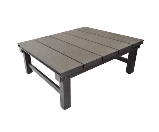 旭興進 雨や水に強い人工木 連結デッキT型 アッシュブラウン 90×90cm AKS-25784 1台(ご注文単位1台)【直送品】