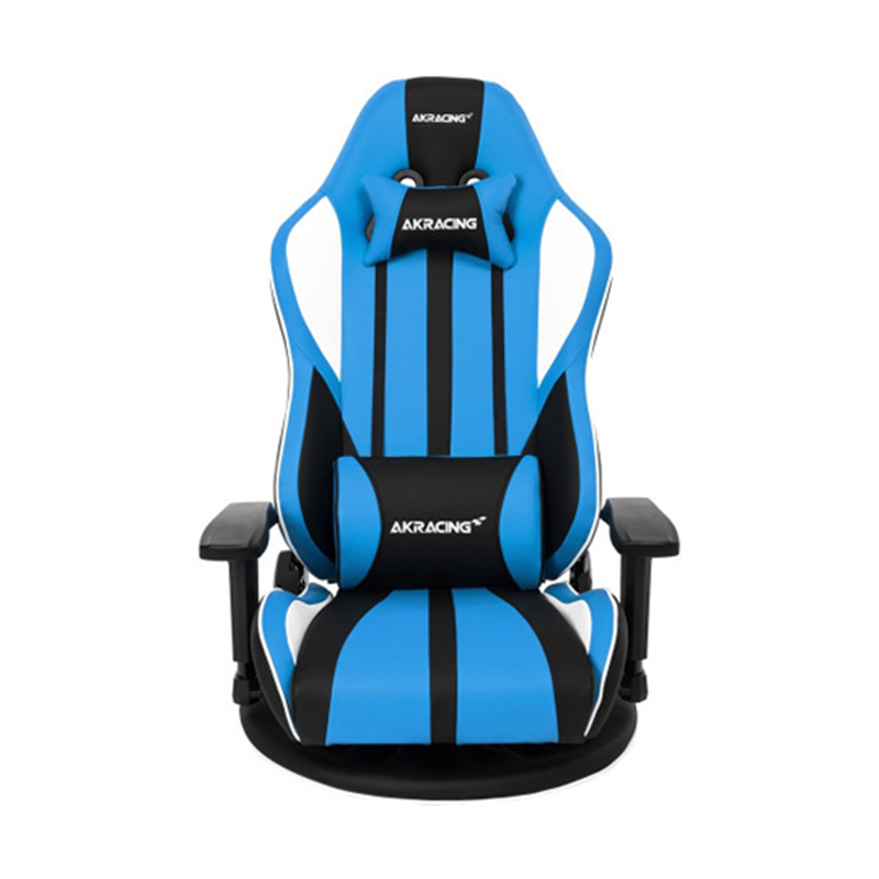 AKRacing ゲーミング座椅子 Gyokuza V2 Gaming Floor Chair ブルー AKR-GYOKUZA/V2-BLUE 1脚(ご注文単位1脚)【直送品】