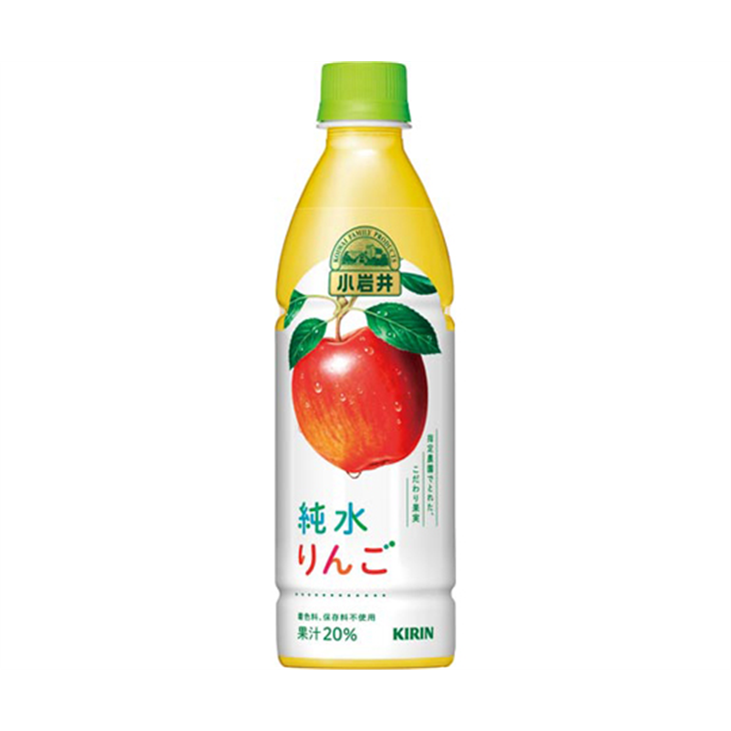 キリンビバレッジ 小岩井 純水りんご 430mL 24本 076948 1ケース※軽（ご注文単位1ケース）【直送品】