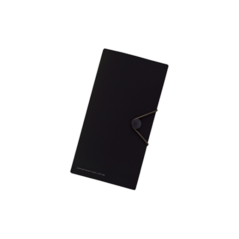 LIHITLAB SMART FIT キャリングポケット for TRAVEL 24ブラック F-7526 F7526-24 1冊(ご注文単位1冊)【直送品】