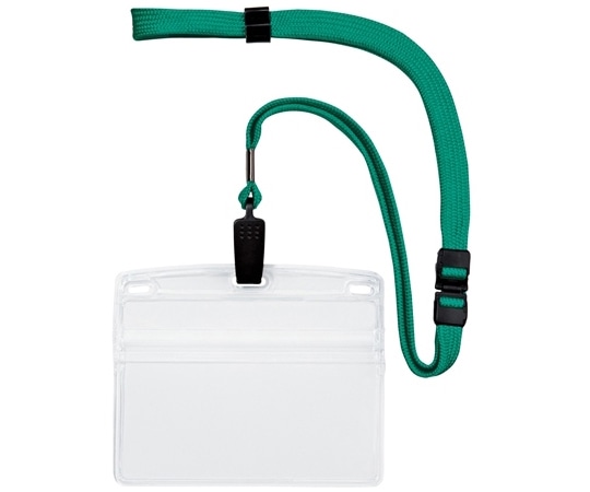 オープン工業 吊り下げ名札 クリップ式 ヨコ特大 1枚 緑 NL-21P-GN 1個(ご注文単位1個)【直送品】