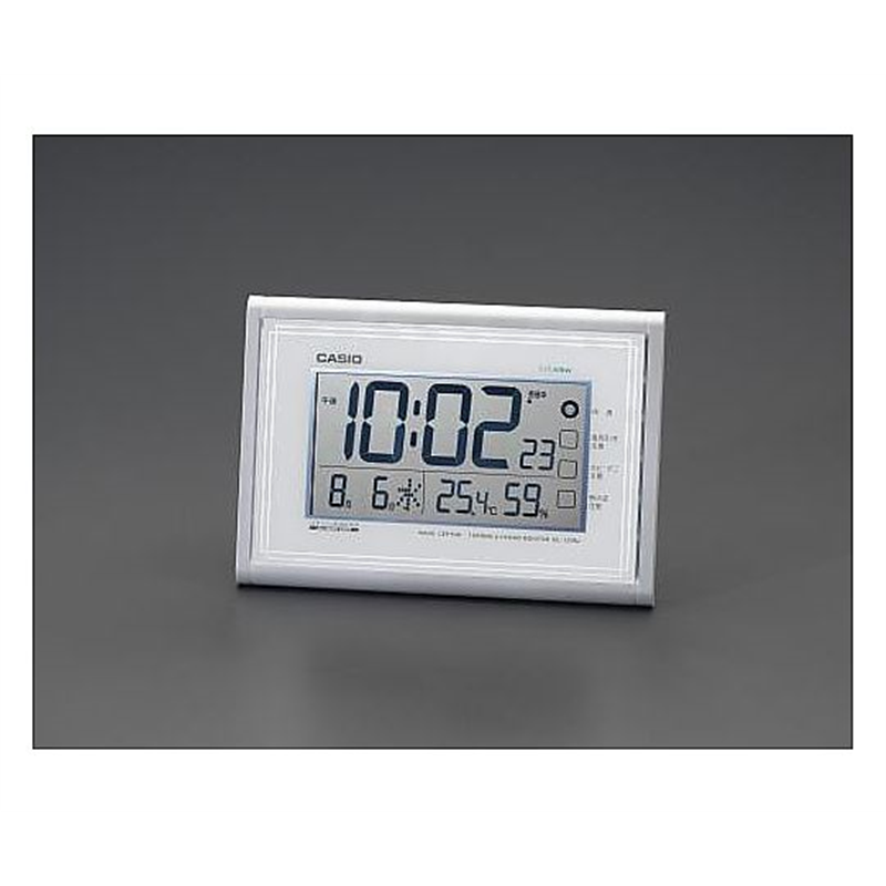 エスコ 260x180x 35mm [電波]掛時計 EA798CB-49B 1個(ご注文単位1個)【直送品】