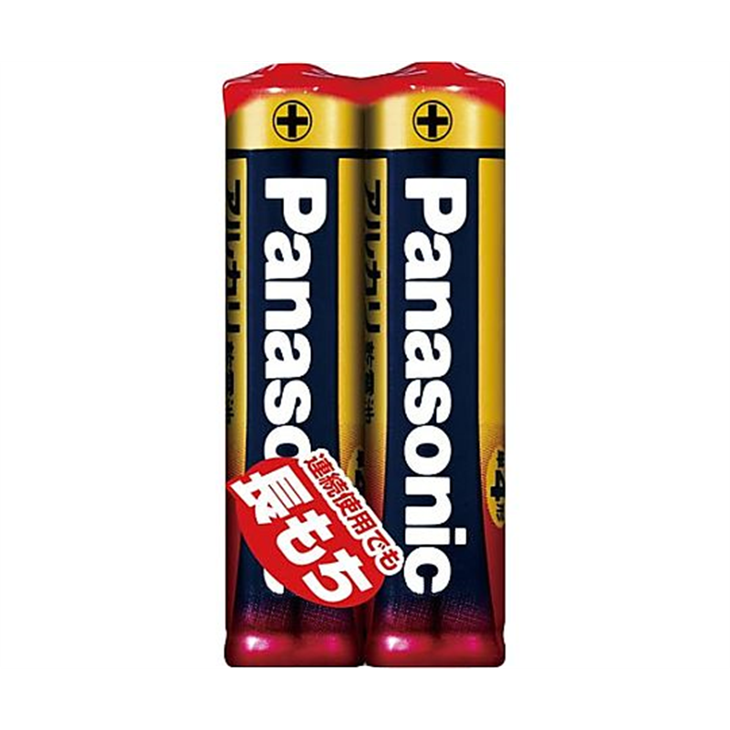 パナソニック アルカリ乾電池 単4 2本入 LR03XJ/2S 1パック(ご注文単位1パック)【直送品】