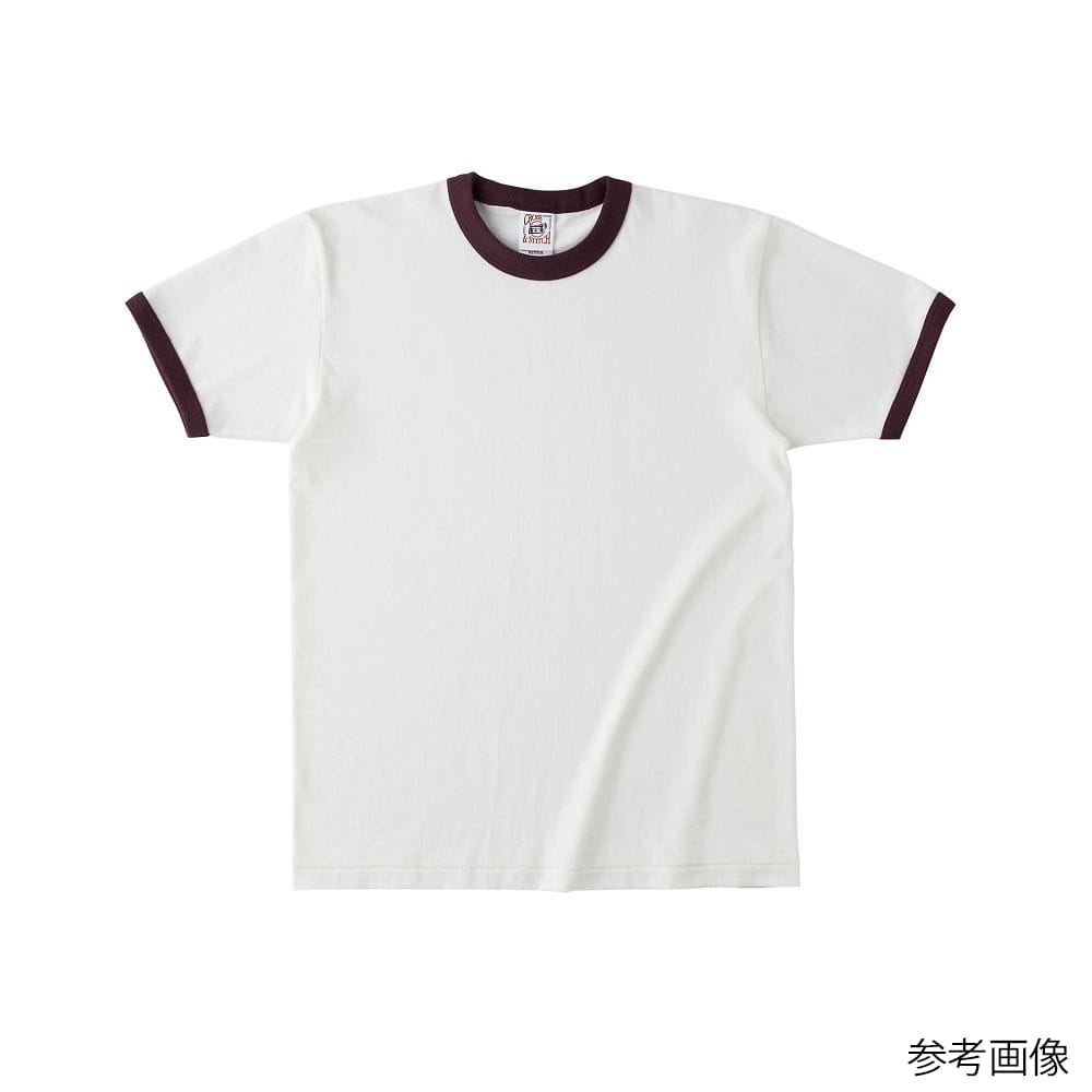 フェリック オープンエンド マックスウェイト リンガーTシャツ ナチュラル/バーガンディー M OE1121-NTR/BUR-M 1枚(ご注文単位1枚)【直送品】