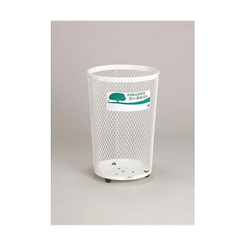 エスコ 433x630mm/65L ごみかご(白) EA995AA-27B 1個(ご注文単位1個)【直送品】