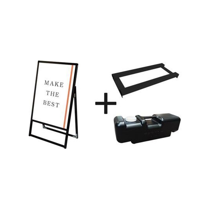 常磐精工 ブラックバリウススタンド看板 A1片面 ウエイトアーム・水タンクセット BVASKAC-A1K-3SET 1個（ご注文単位1個）【直送品】