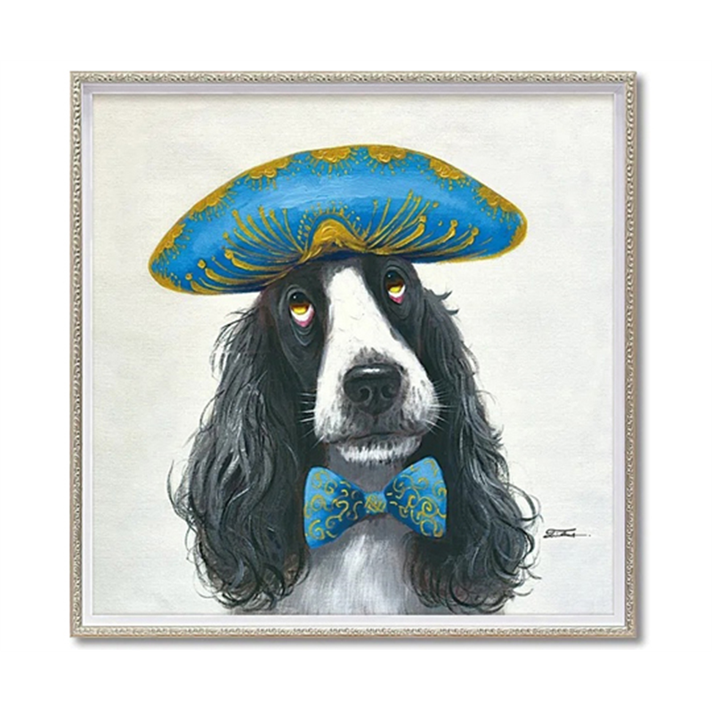 ユーパワー オイル ペイント アート｢ナポレオン ドッグ(Mサイズ)｣ OP-18007 1個（ご注文単位1個）【直送品】