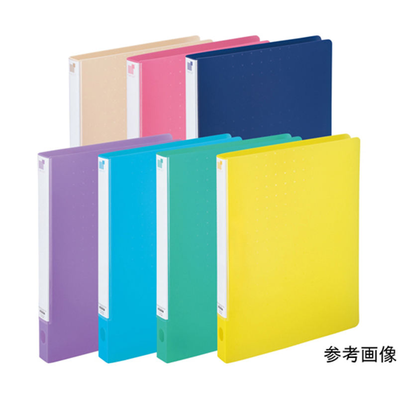 LIHITLAB CUBEFIZZ パンチレスファイルワンタッチ<HEAVYDUTY> ピンク F7032-12 1冊(ご注文単位1冊)【直送品】