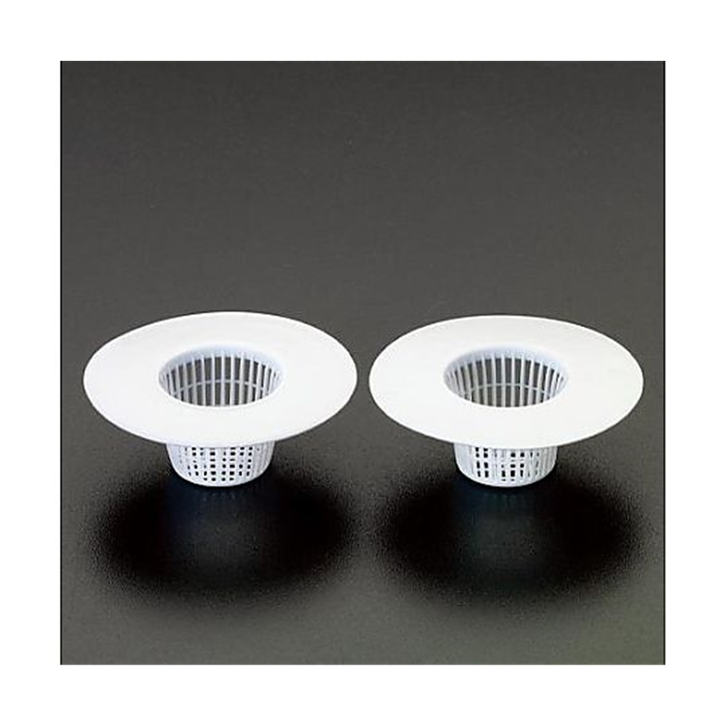 エスコ 55mm ごみキャッチャー(洗面台用/2個) EA922AL-10 1pk(ご注文単位1pk)【直送品】
