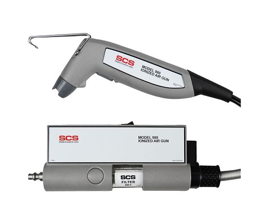 DESCO イオナイズドエアガン 120V ACアダプター付き 980 1台 (ご注文単位1台)【直送品】