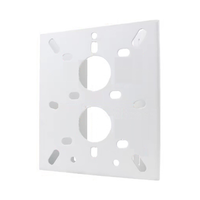 ビットストロング 監視・ドームカメラポールマウントブラケット固定スタンド取り付け金具 170×148mm 白 BS-KANPB-GO24 1個(ご注文単位1個)【直送品】