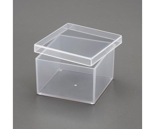アズワン 76x 76x 53mm 持続性透明帯電防止ケース EA508FB-32 1個 (ご注文単位1個)【直送品】
