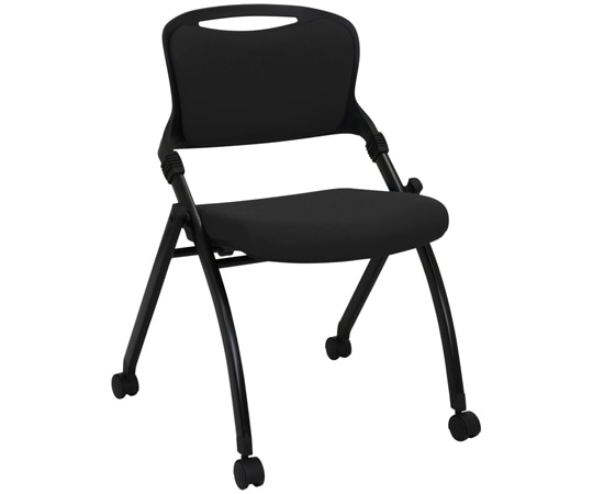 カグクロ 平行スタッキングチェアET ブラック(アントレ) ET-6288-BK 1個(ご注文単位1個)【直送品】