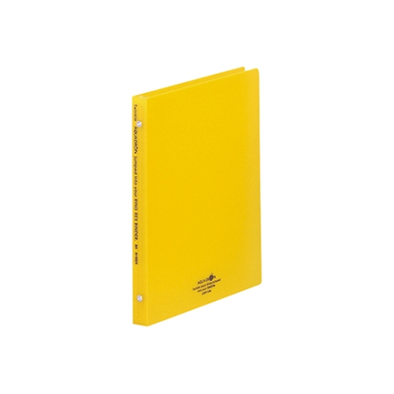 LIHITLAB AQUA DROPs リングレックス バインダー 5黄 N-5025 N5025-5 1冊(ご注文単位1冊)【直送品】