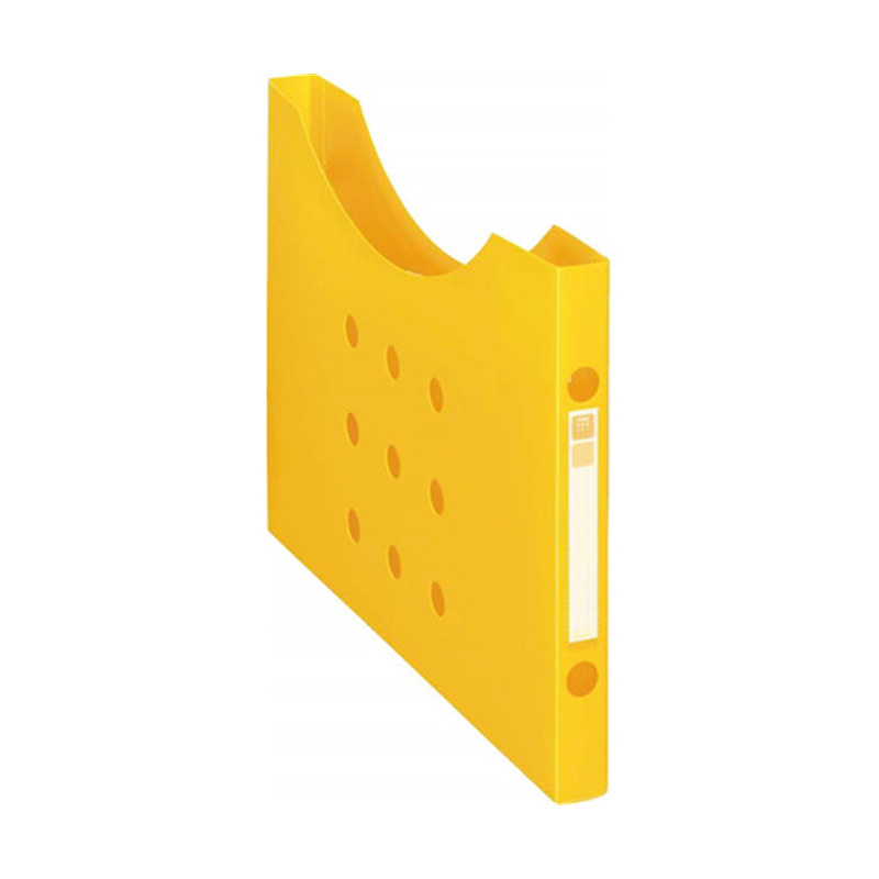 ライオン事務器 ボックスファイル<noile> イエロー BF-12N 1冊(ご注文単位1冊)【直送品】