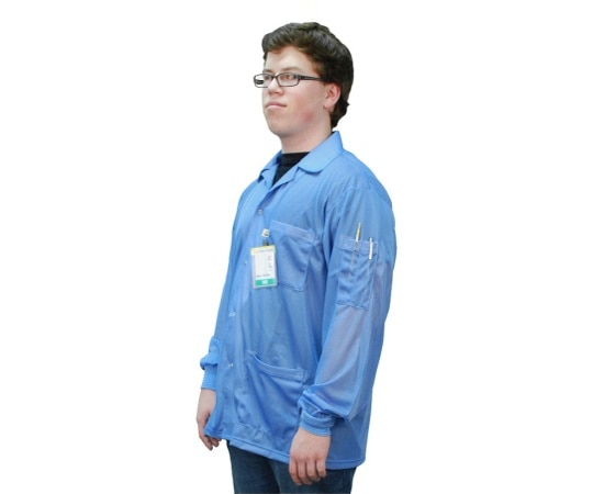 DESCO 静電気対策スモック 73760 1枚 (ご注文単位1枚)【直送品】