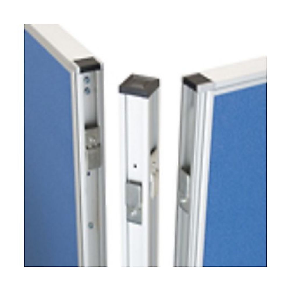 カグクロ ローパーテーション用 コーナーポール シルバー H1600mm PN-P1600 1本(ご注文単位1本)【直送品】