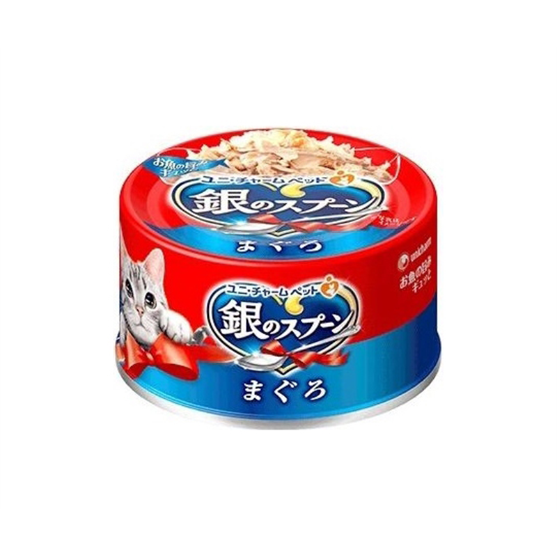 ユニ・チャーム 銀のスプーン 缶 まぐろ 70g  1個（ご注文単位1個）【直送品】
