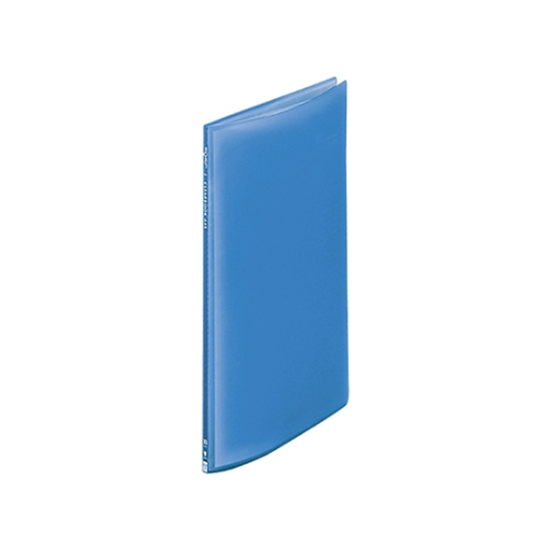 LIHITLAB リクエスト 透明クリヤーブック 8ブルー G3100 G3100-8 1冊(ご注文単位1冊)【直送品】