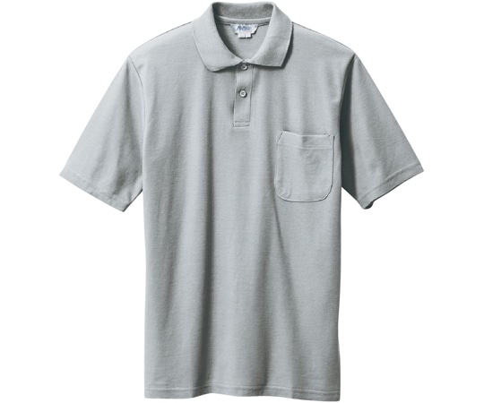 三愛 半袖ポロシャツ グレー M 7900 1着（ご注文単位1着）【直送品】