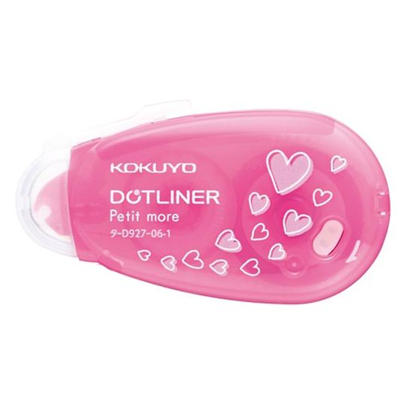 コクヨ ドットライナープチモアハート使い切り強粘着 タ-D927-06-1 1個(ご注文単位1個)【直送品】