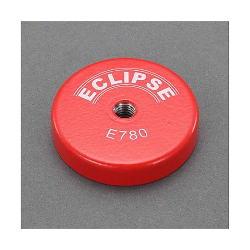 エスコ φ80x18mm/M10x1.5/550N 強力マグネット EA781EH-32 1個(ご注文単位1個)【直送品】
