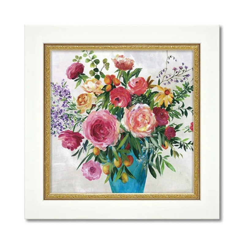 ユーパワー ミニゲル アートフレーム エイジア イェンセン｢ブルー ベース フローラル｣ AJ-02003 1個（ご注文単位1個）【直送品】