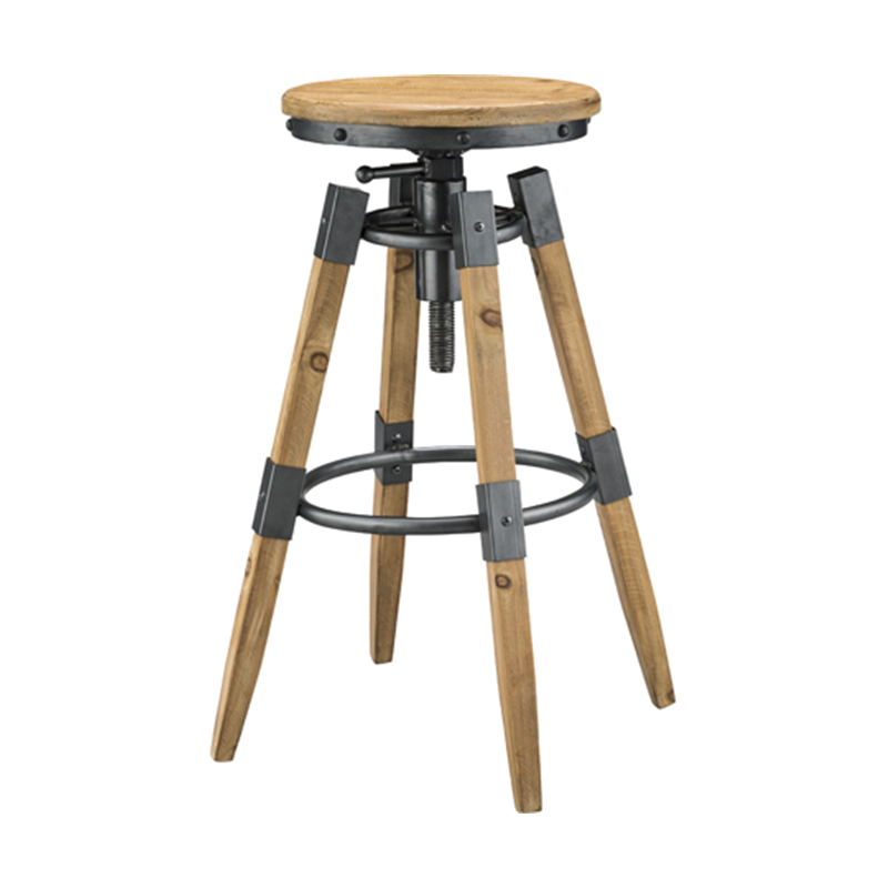 東谷 ハイスツール ナチュラル TTF-818 1個（ご注文単位1個）【直送品】