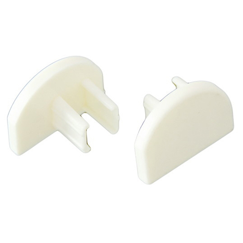 ハイロジック D型フックレール エンドキャップ ホワイト 2個入 DFREKW 1個(ご注文単位1個)【直送品】