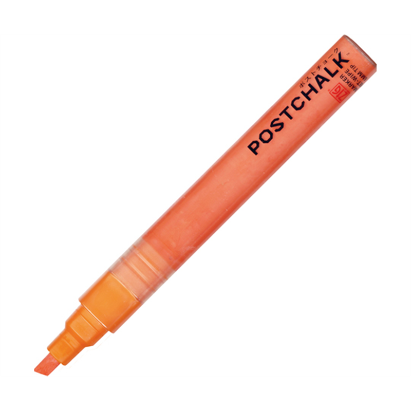 呉竹 ZIG POSTCHALK MARKER WET-WIPE 6MM TIP/ORANGE セリース 1セット(10本入)  1セット(ご注文単位1セット)【直送品】