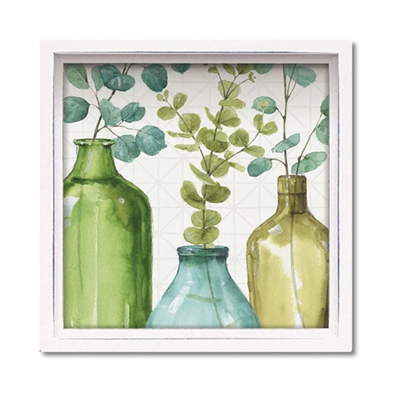 ユーパワー ロハス ミニアートフレーム リサ オーディット｢ミックス グリーン8｣ LA-01254 1個（ご注文単位1個）【直送品】