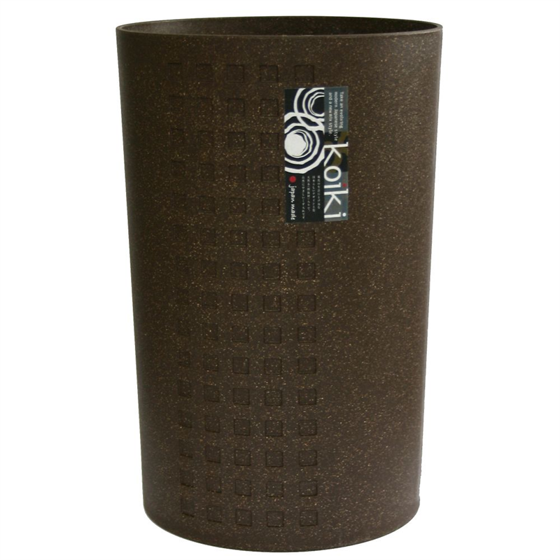 八幡化成 コイキモダン 丸型 大 9L ブラウン 1ケース(18個入)  1ケース（ご注文単位1ケース）【直送品】