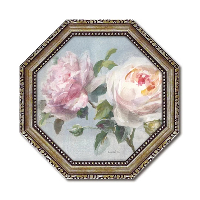 ユーパワー 八角 ミニゲル アートフレーム ダンフイ ナイ｢ラブリー ローズ｣ DN-02573 1個（ご注文単位1個）【直送品】