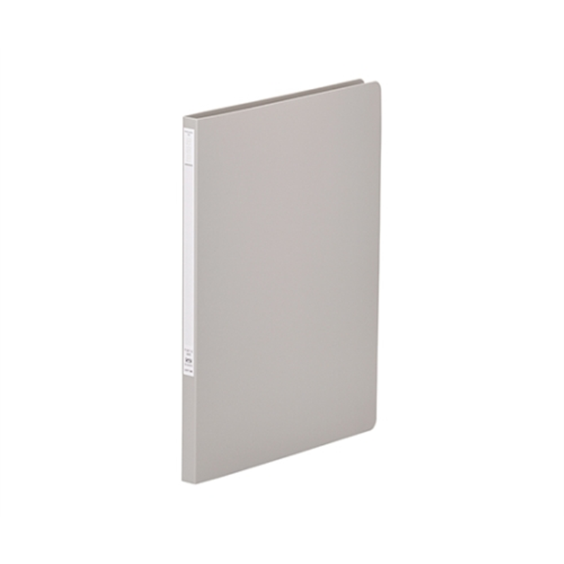 LIHITLAB パンチレスファイルZ式 12グレー F-347 F347-12 1冊(ご注文単位1冊)【直送品】