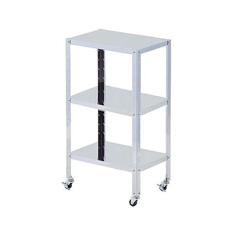 エスコ 460x310x809mm /3段 ワゴン(ステンレス製) EA956MV-12A 1台(ご注文単位1台)【直送品】