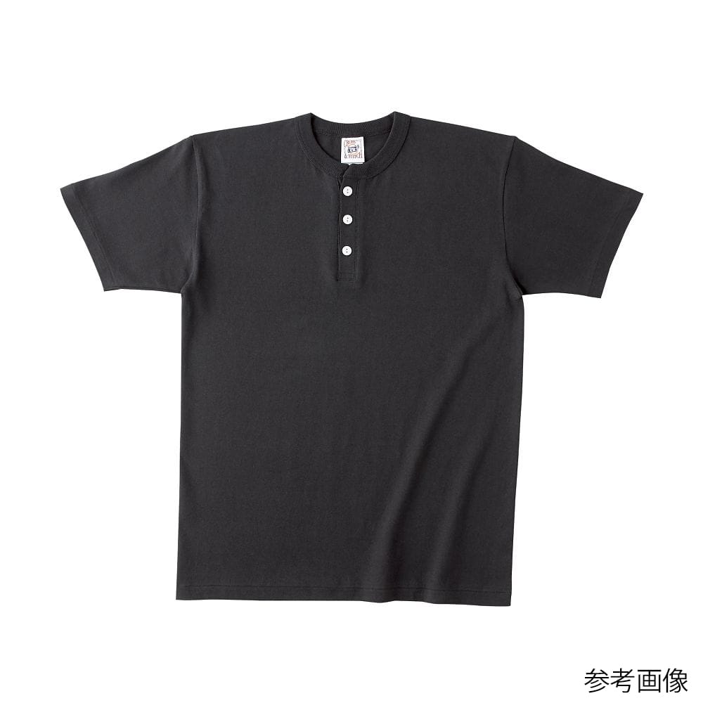 フェリック オープンエンド マックスウェイト ヘンリーネックTシャツ スミクロ S OE1120-SKR-S 1枚（ご注文単位1枚）【直送品】