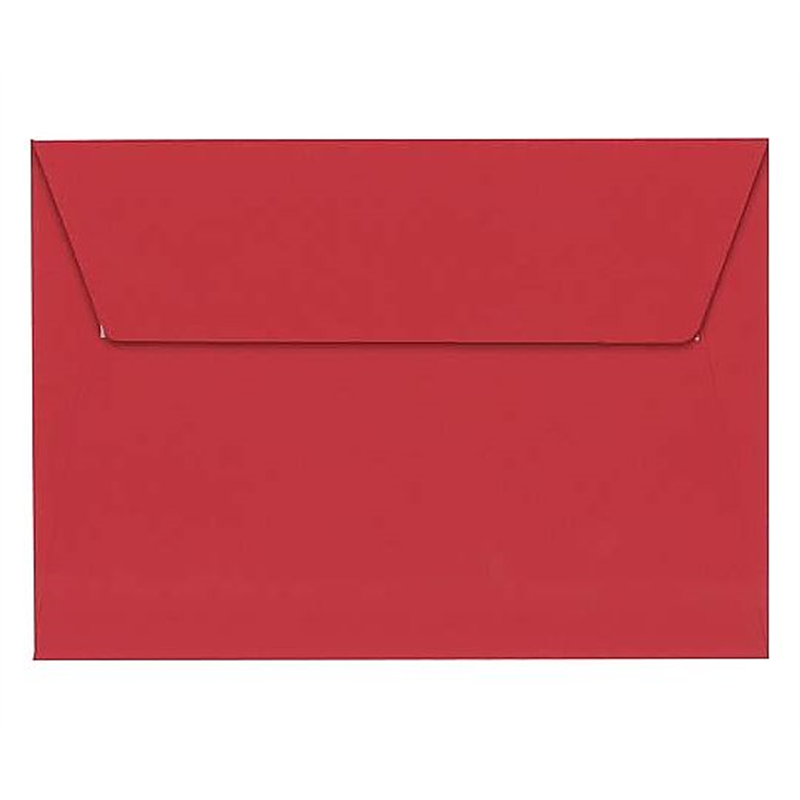 クレールフォンテーヌ ロディア ポレン封筒 洋2サイズ レッド 20枚入 cf5586 1パック(ご注文単位1パック)【直送品】