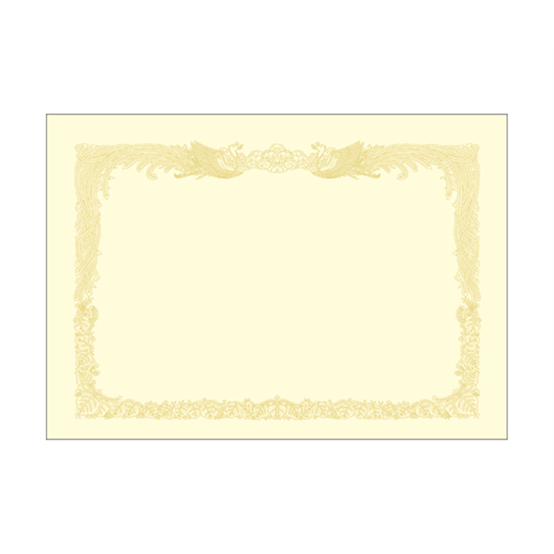 ササガワ OA賞状用紙 クリーム B4判 縦書用10枚×10冊セット入 10-1077 1袋(ご注文単位1袋)【直送品】