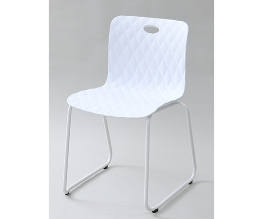 山善(YAMAZEN) おしゃれスタッキングチェア ホワイト ATC-46(WH) 1脚(ご注文単位1脚)【直送品】