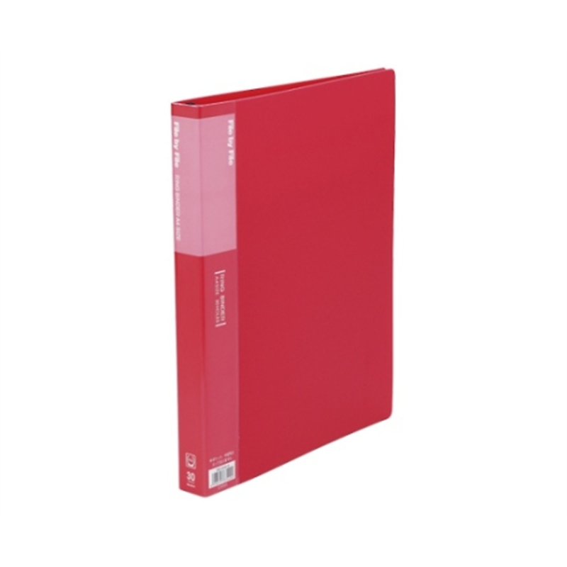 ビュートン リングバインダー (背幅:32mm) レッド RB-A4W-R 1冊(ご注文単位1冊)【直送品】