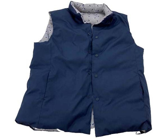 西川 ダウンベスト スリーピュア ネイビー Lサイズ LP3646 KS22101022 1枚（ご注文単位1枚）【直送品】