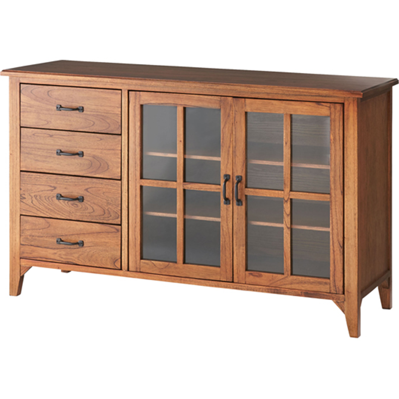 東谷 ティンバー キャビネット ブラウン PM-308 1個（ご注文単位1個）【直送品】